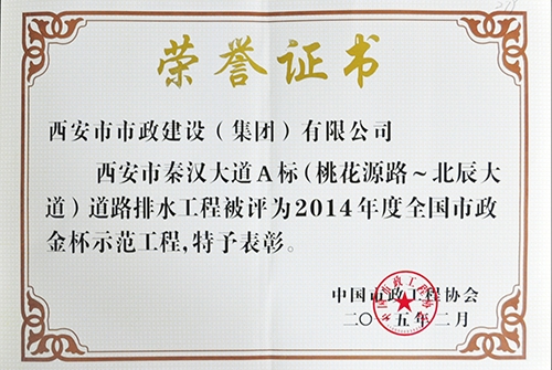 天下千亿国际金杯树模工程-秦汉大道